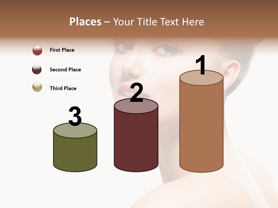 Youth Cleansing Girl PowerPoint Template