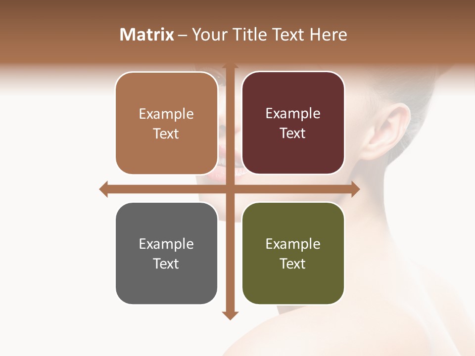 Youth Cleansing Girl PowerPoint Template