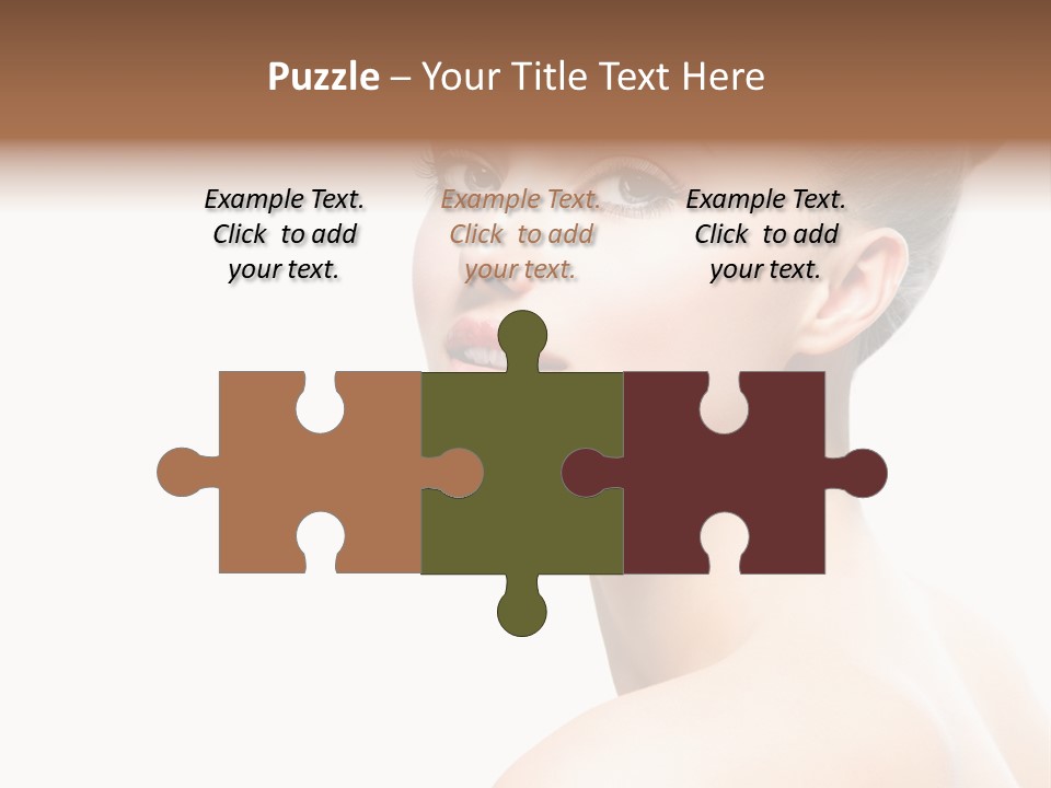 Youth Cleansing Girl PowerPoint Template