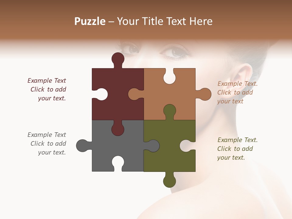 Youth Cleansing Girl PowerPoint Template