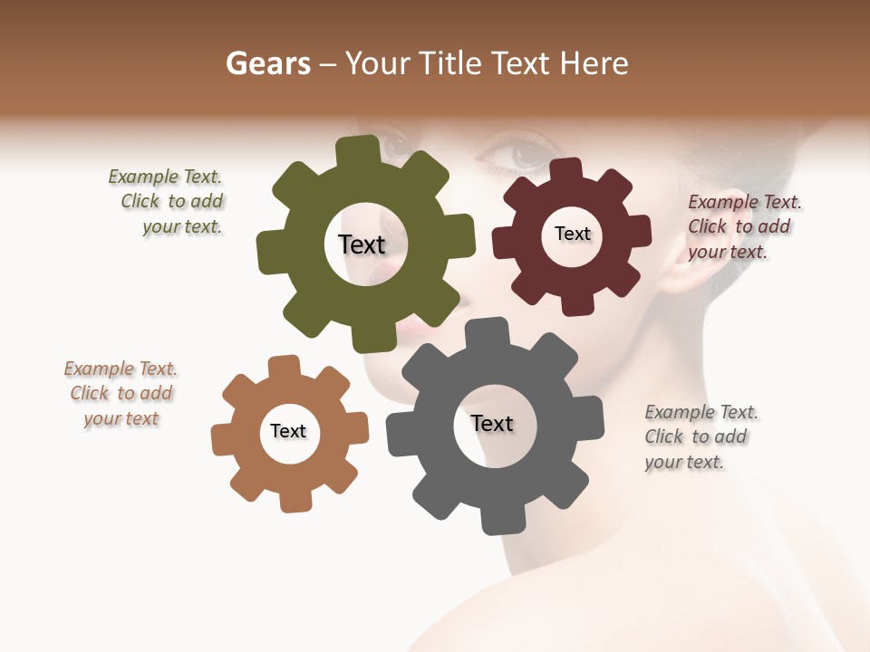 Youth Cleansing Girl PowerPoint Template