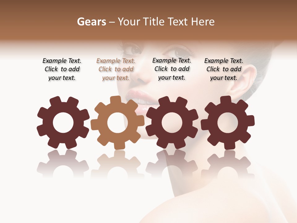 Youth Cleansing Girl PowerPoint Template