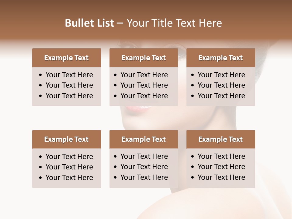 Youth Cleansing Girl PowerPoint Template