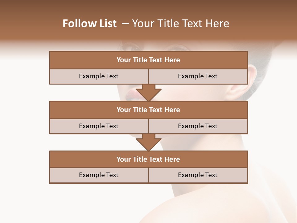 Youth Cleansing Girl PowerPoint Template