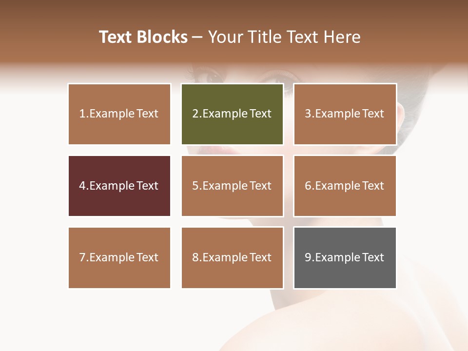 Youth Cleansing Girl PowerPoint Template