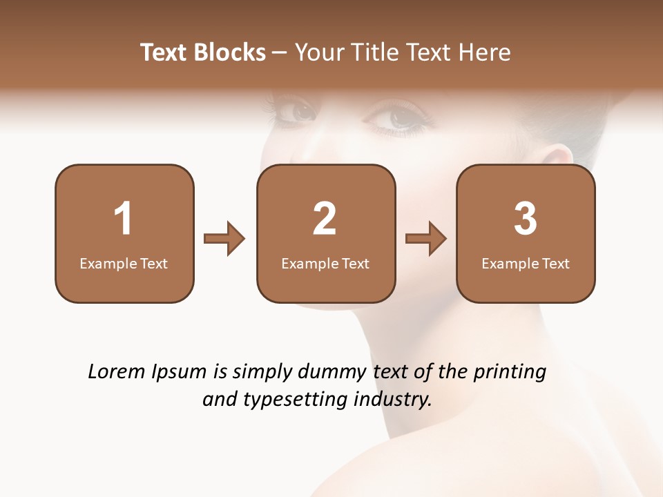 Youth Cleansing Girl PowerPoint Template