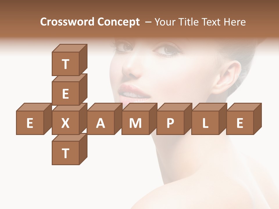 Youth Cleansing Girl PowerPoint Template