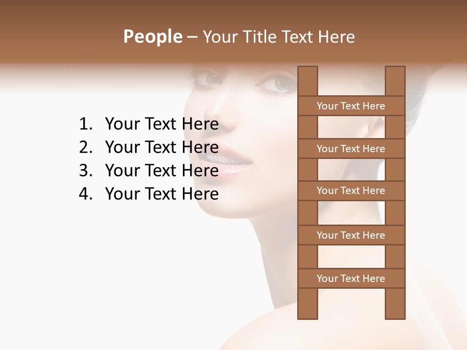 Youth Cleansing Girl PowerPoint Template