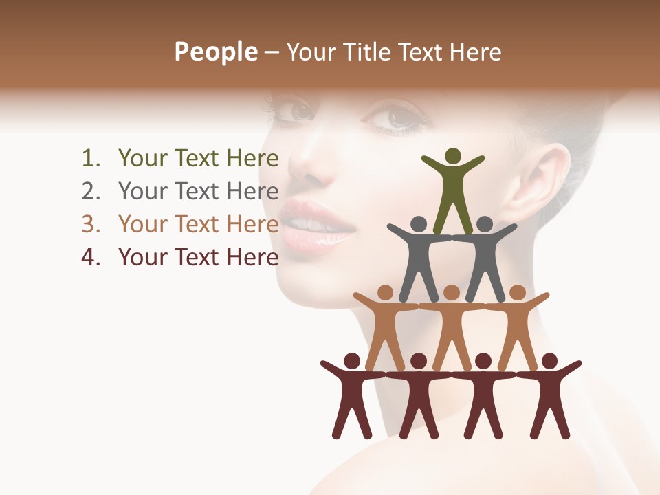 Youth Cleansing Girl PowerPoint Template