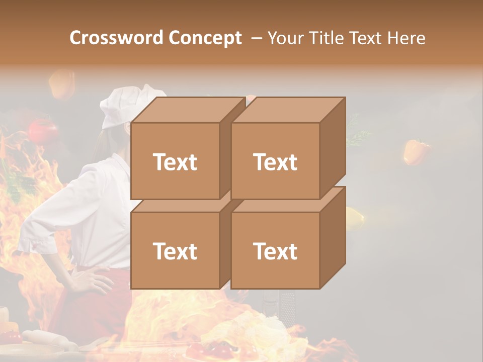 Angry One Female PowerPoint Template