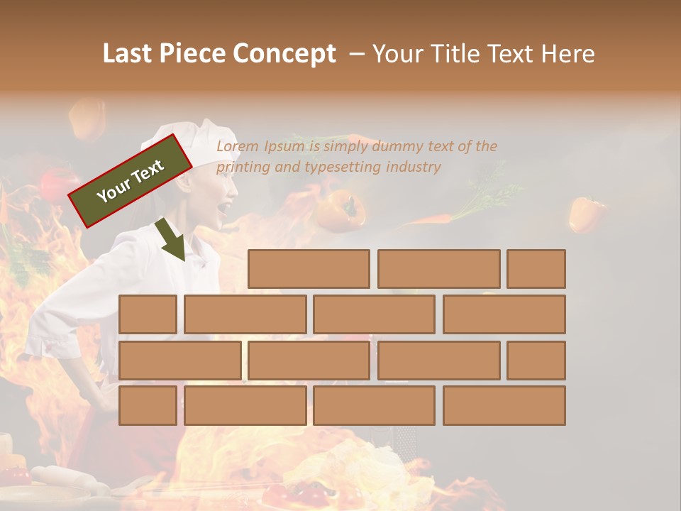 Angry One Female PowerPoint Template