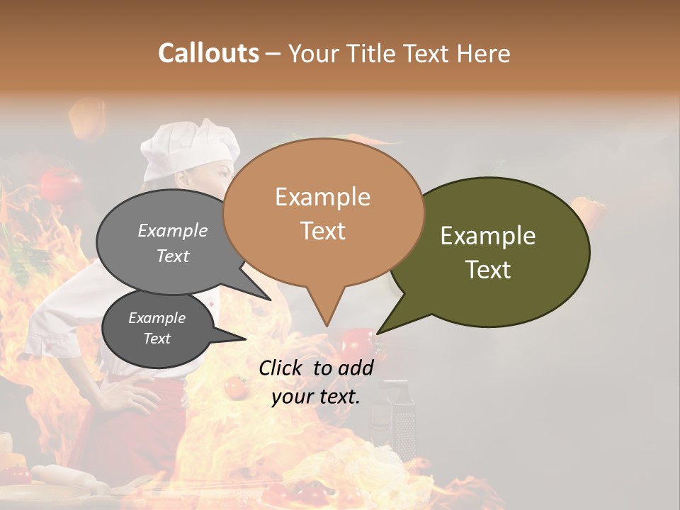 Angry One Female PowerPoint Template