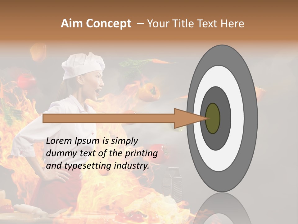 Angry One Female PowerPoint Template