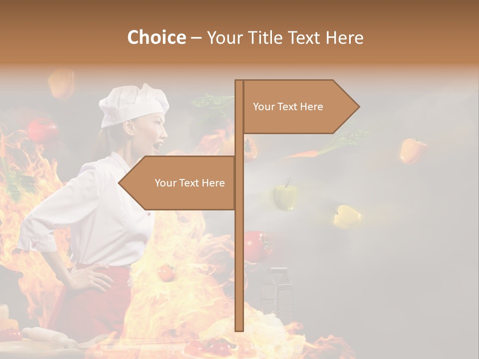 Angry One Female PowerPoint Template