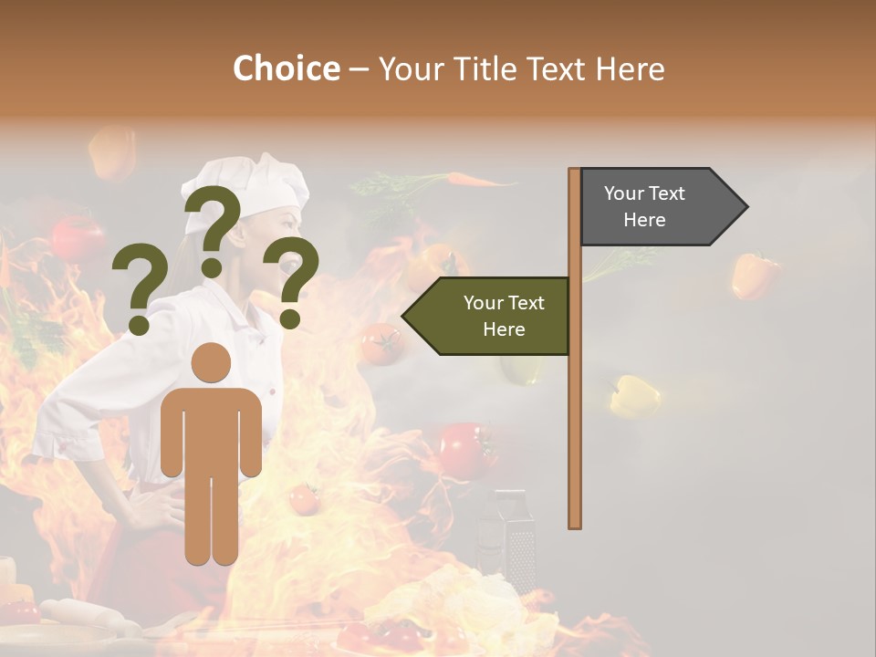 Angry One Female PowerPoint Template
