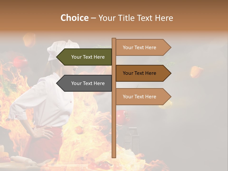 Angry One Female PowerPoint Template