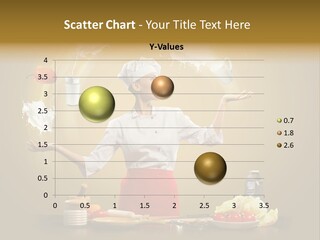 Emale Cooking Kitchen PowerPoint Template