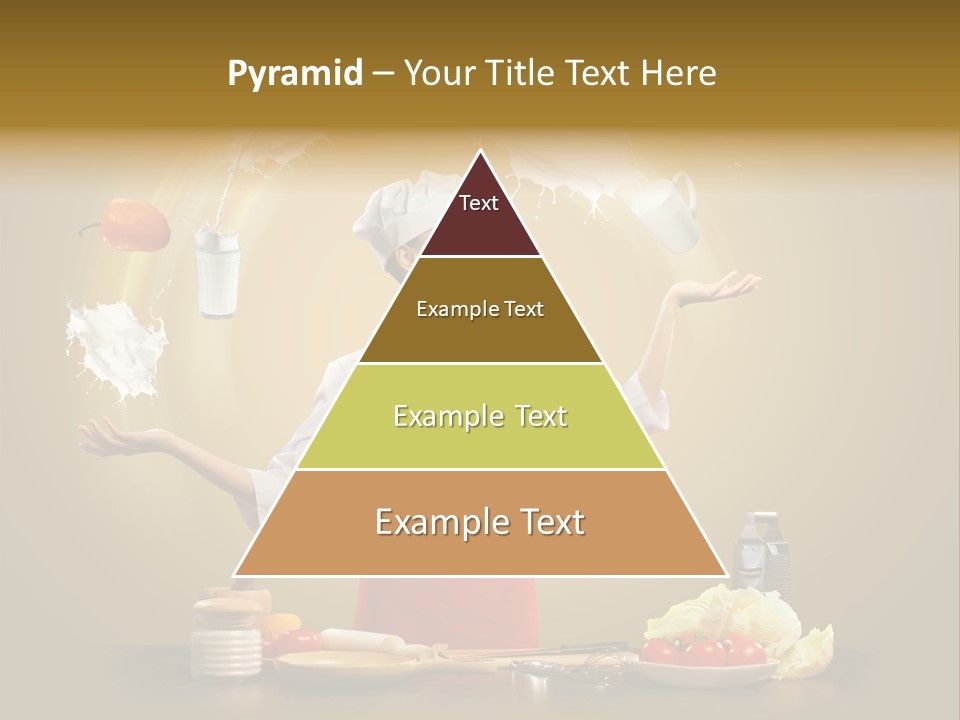 Emale Cooking Kitchen PowerPoint Template