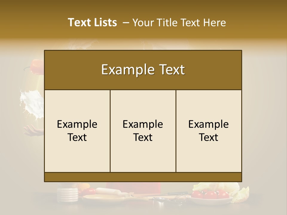 Emale Cooking Kitchen PowerPoint Template