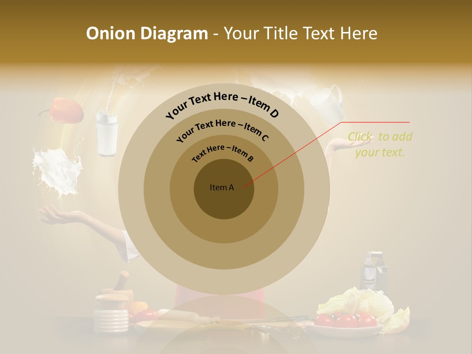 Emale Cooking Kitchen PowerPoint Template