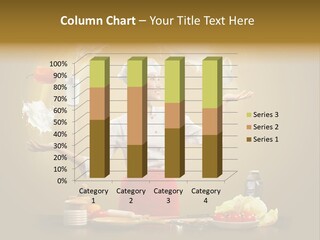 Emale Cooking Kitchen PowerPoint Template