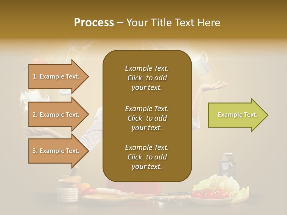 Emale Cooking Kitchen PowerPoint Template