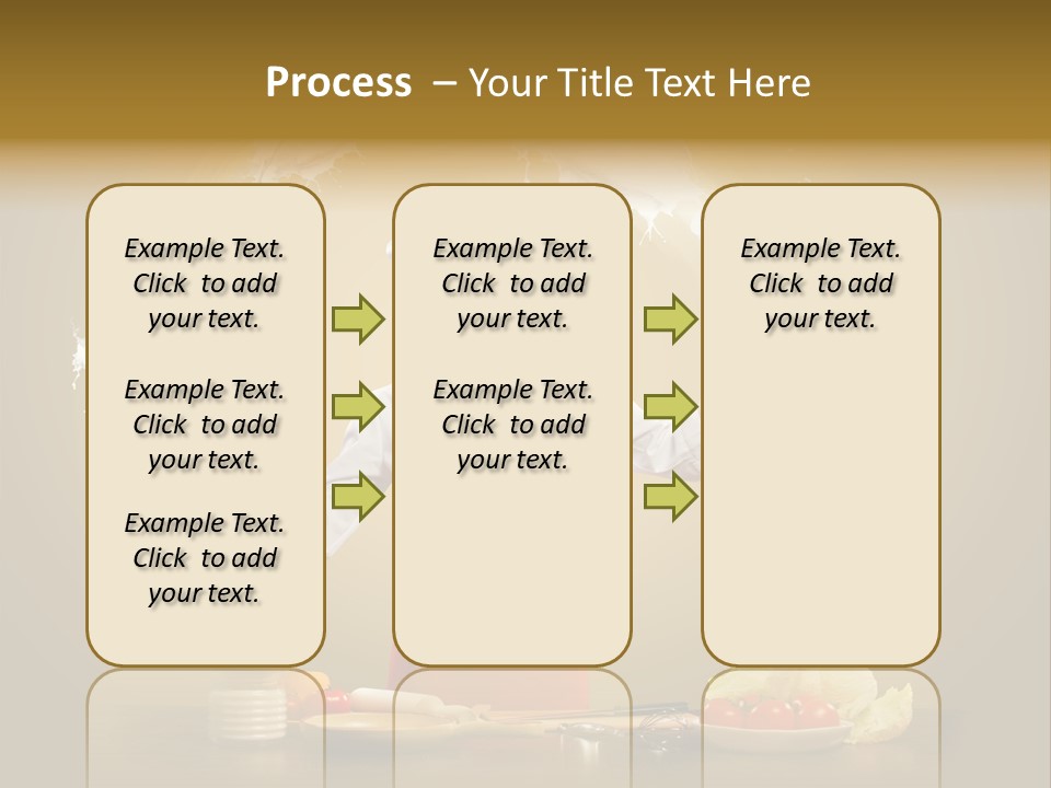 Emale Cooking Kitchen PowerPoint Template