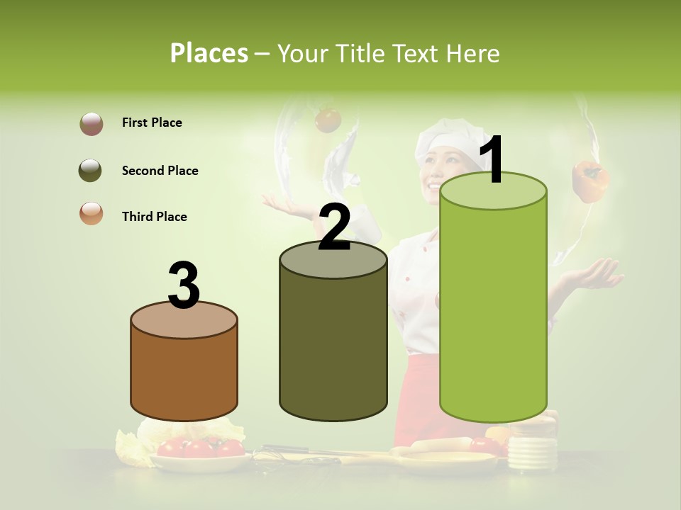 Red Juggler Milk PowerPoint Template