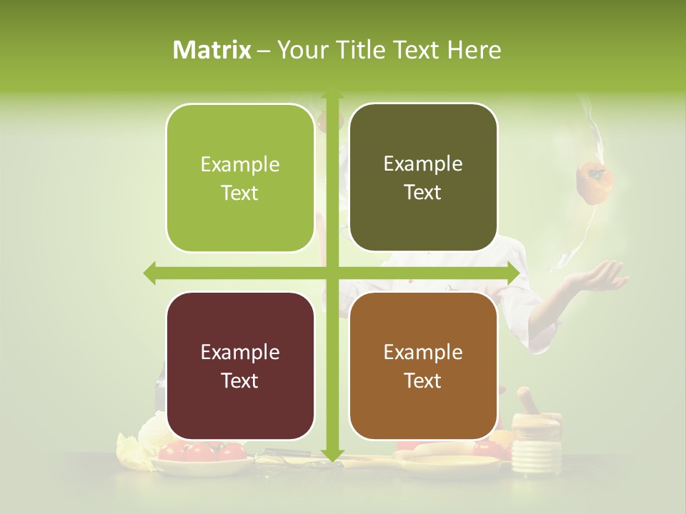 Red Juggler Milk PowerPoint Template