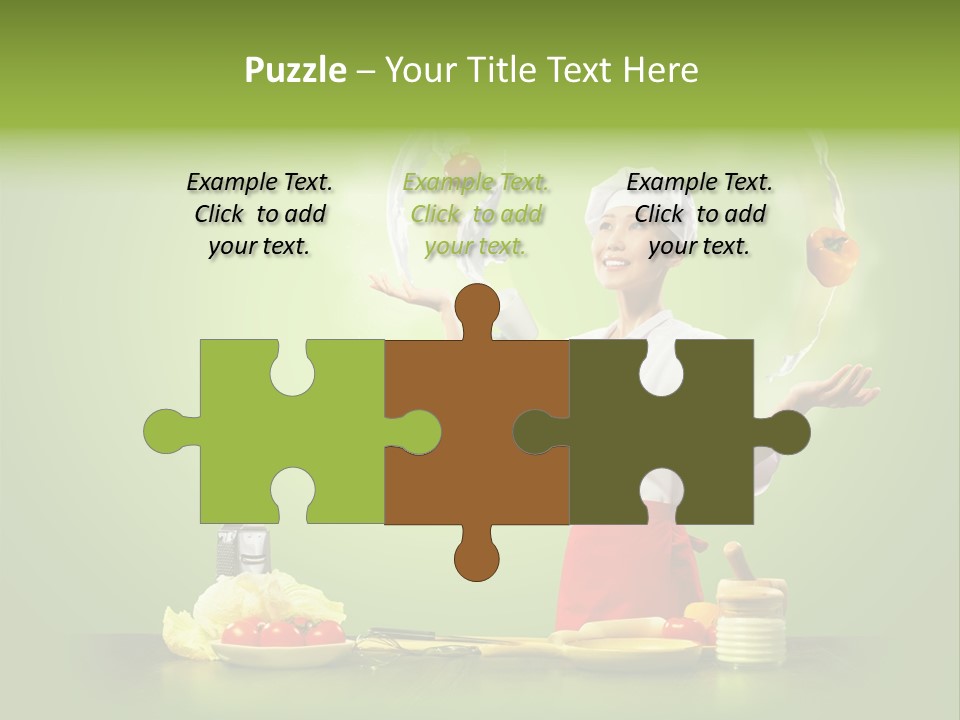 Red Juggler Milk PowerPoint Template