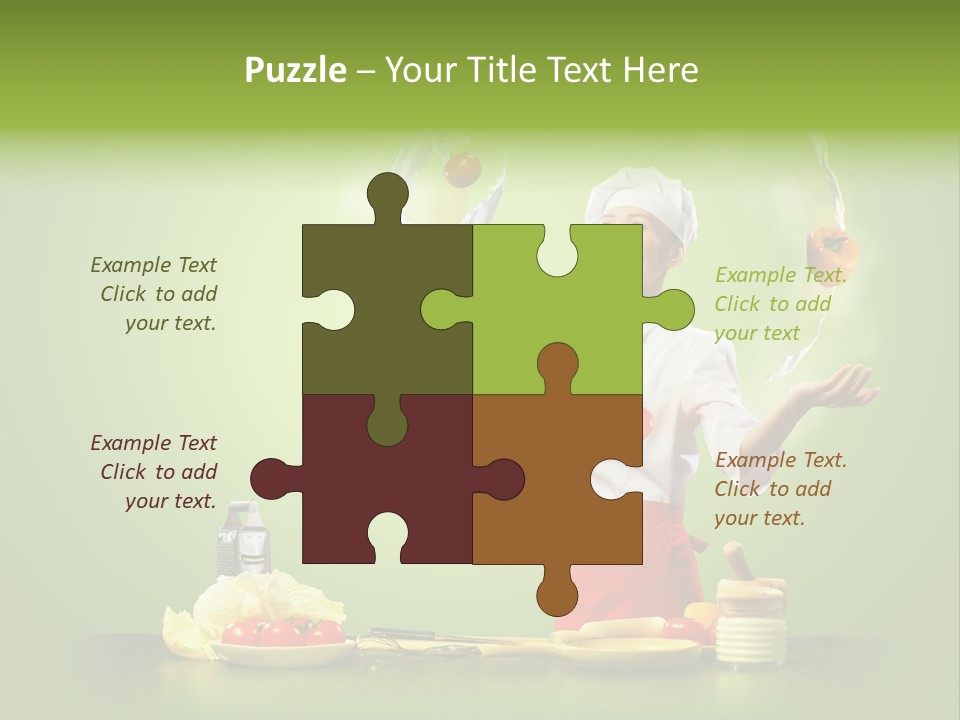 Red Juggler Milk PowerPoint Template