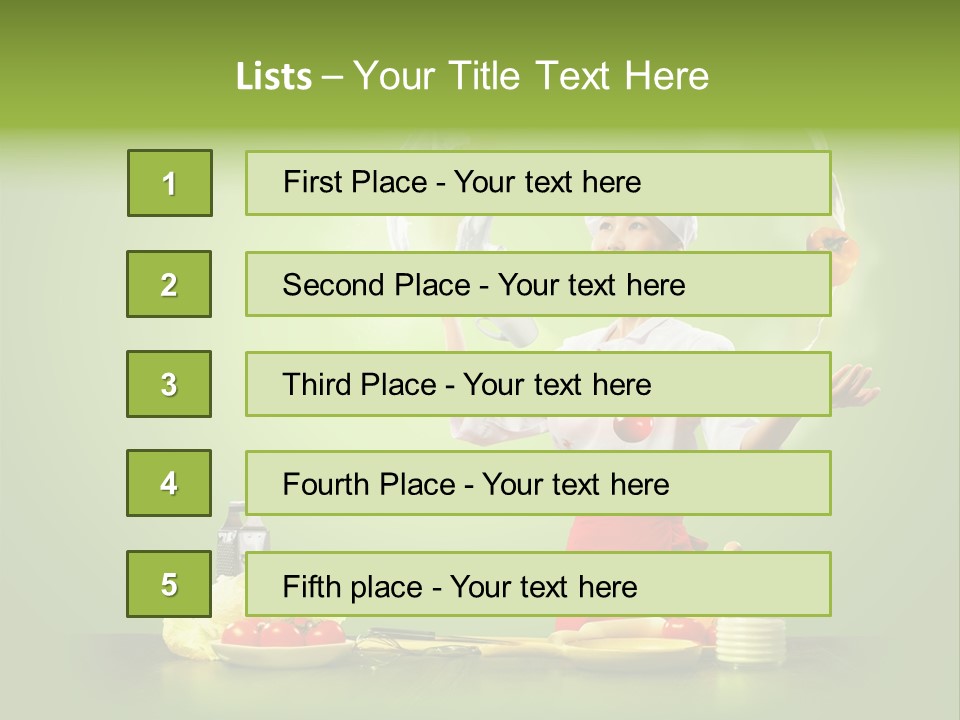 Red Juggler Milk PowerPoint Template