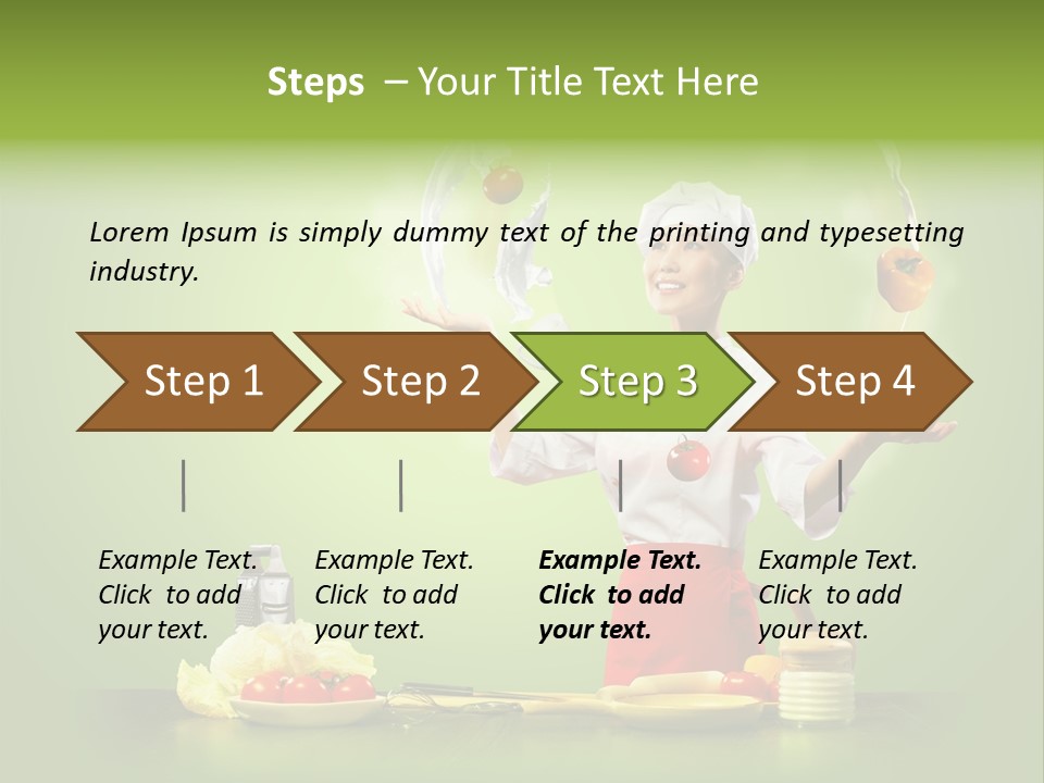 Red Juggler Milk PowerPoint Template