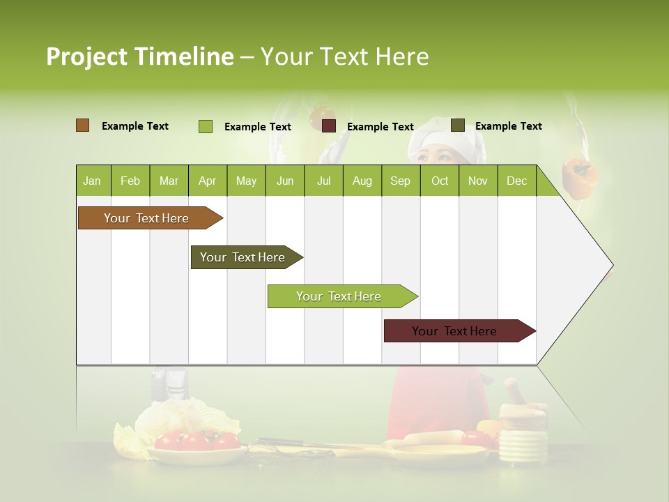 Red Juggler Milk PowerPoint Template