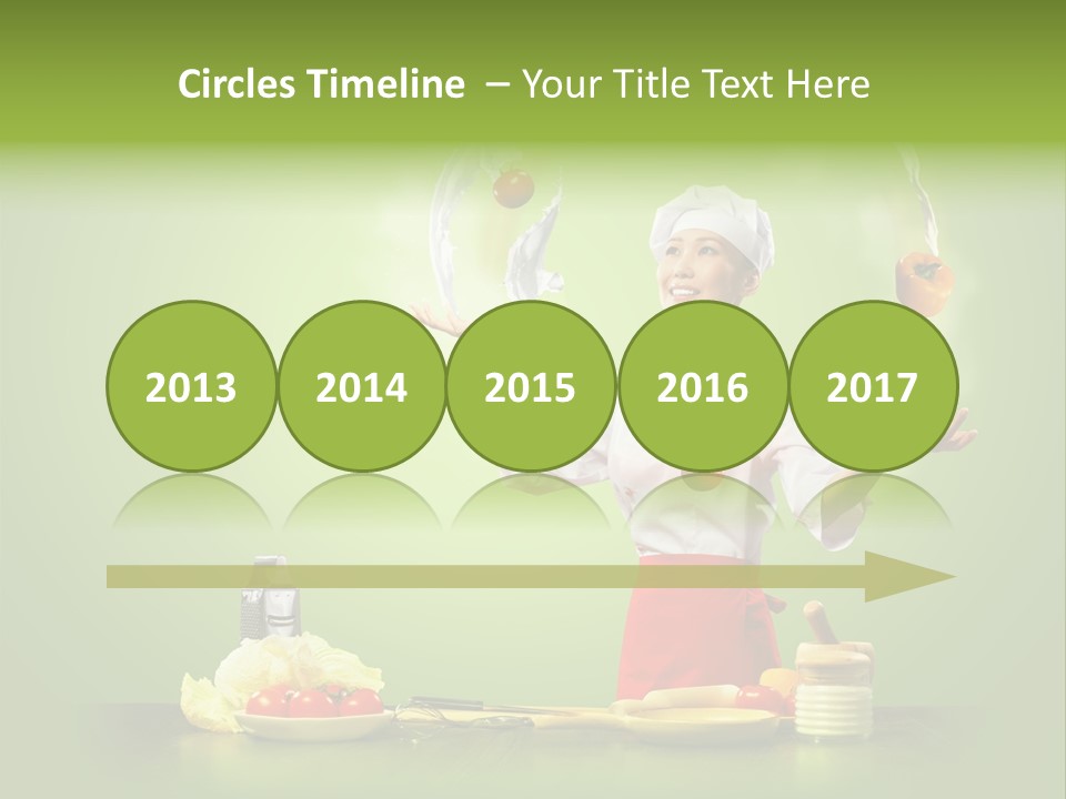 Red Juggler Milk PowerPoint Template