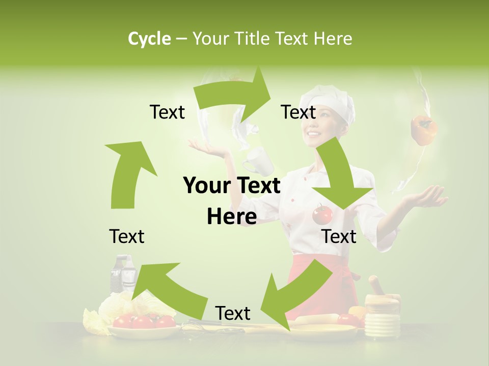 Red Juggler Milk PowerPoint Template