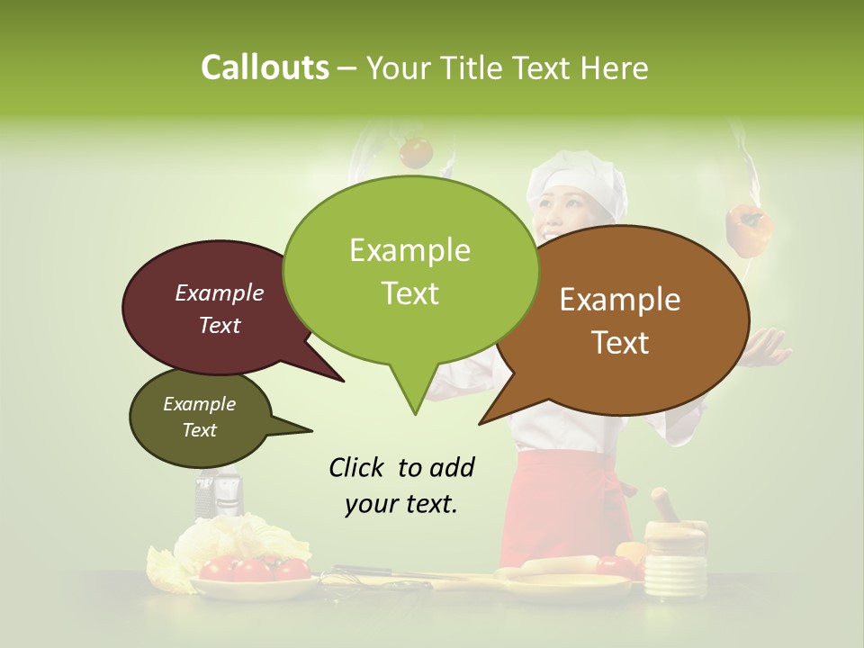 Red Juggler Milk PowerPoint Template