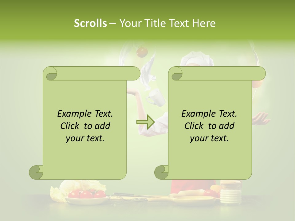 Red Juggler Milk PowerPoint Template