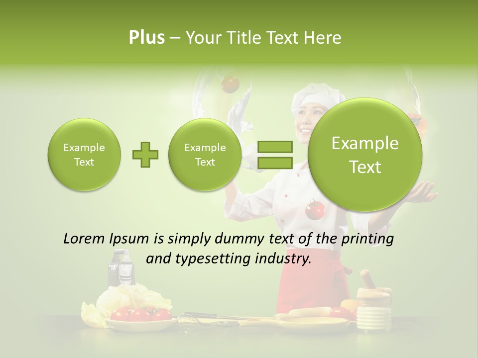 Red Juggler Milk PowerPoint Template