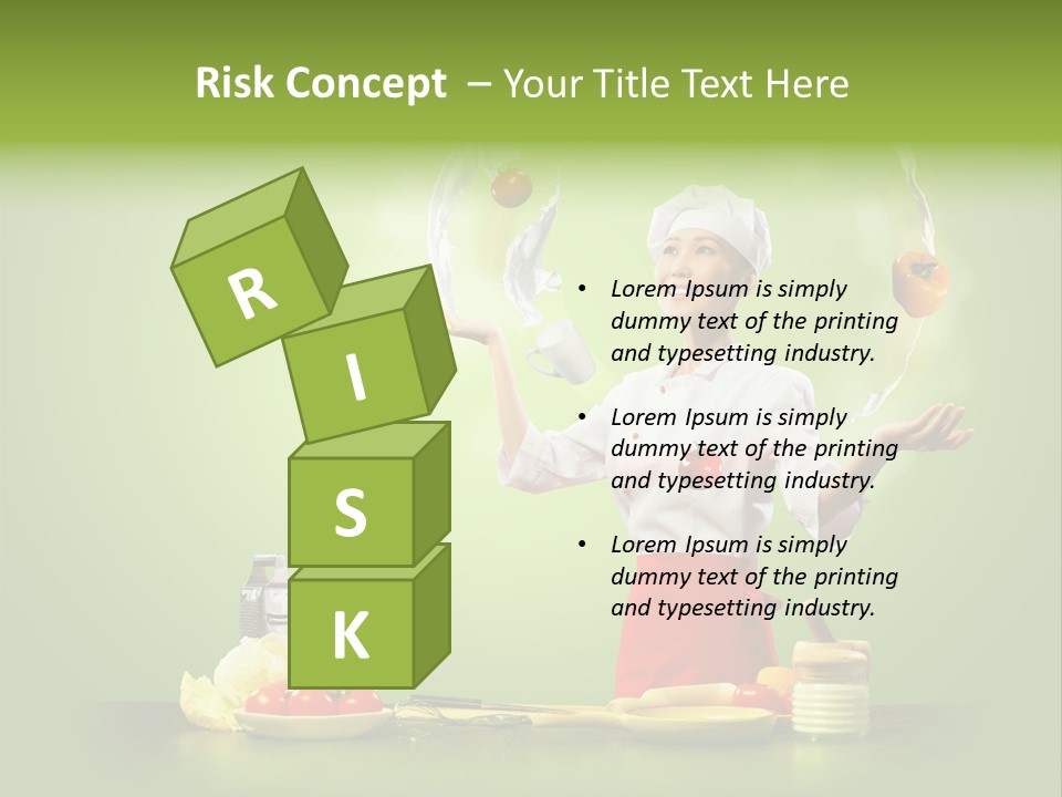 Red Juggler Milk PowerPoint Template