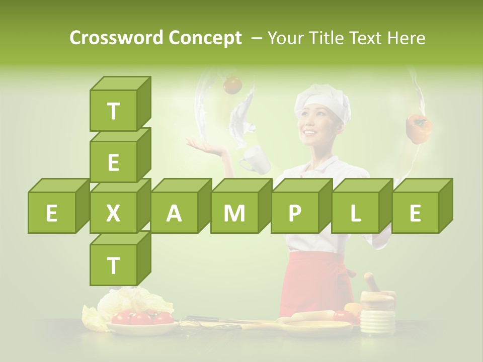 Red Juggler Milk PowerPoint Template