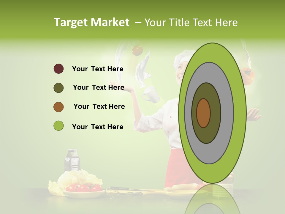 Red Juggler Milk PowerPoint Template