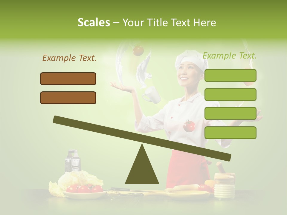 Red Juggler Milk PowerPoint Template