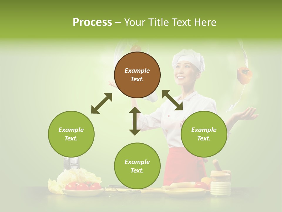 Red Juggler Milk PowerPoint Template