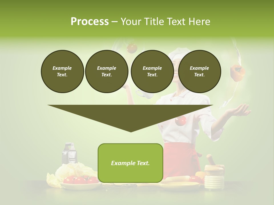 Red Juggler Milk PowerPoint Template