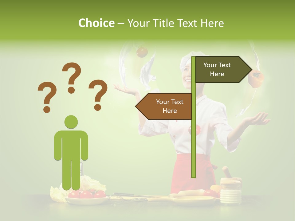 Red Juggler Milk PowerPoint Template