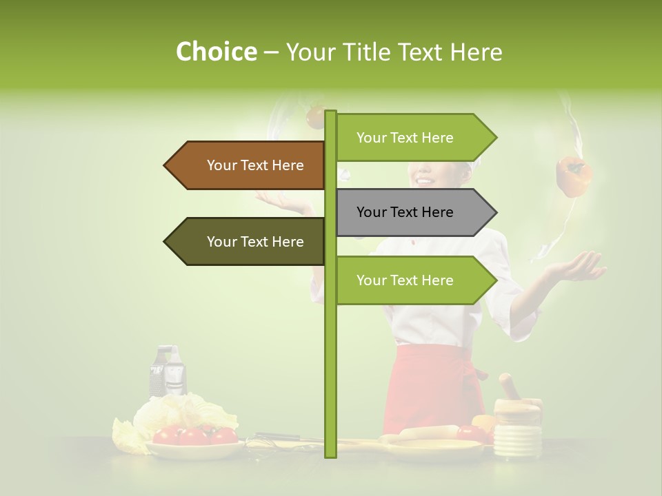 Red Juggler Milk PowerPoint Template