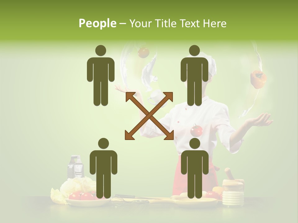 Red Juggler Milk PowerPoint Template