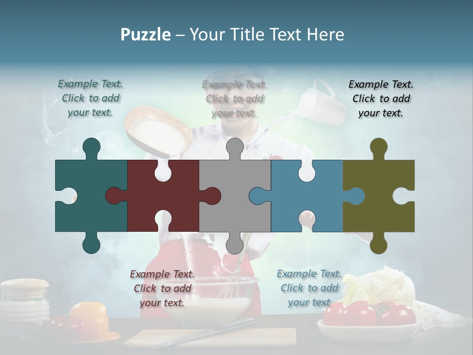 Chef Apron Pepper PowerPoint Template