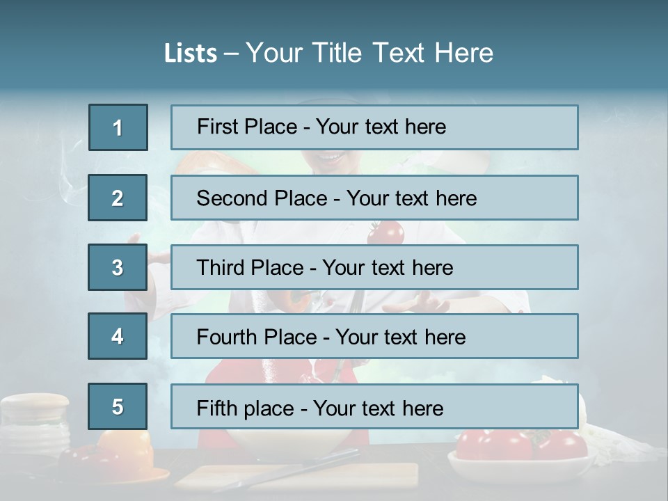 Chef Apron Pepper PowerPoint Template